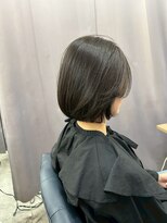 エメ 北花田(Aime) 20代30代大人可愛い艶感グレージュ丸みボブショートボブ髪質改善