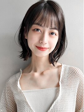 リヤン 表参道(lyann) デジタルパーマ小顔カットシースルーバングクールショート