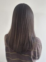 エル セルカ 高田馬場(el CERCA)&nbsp;髪質改善サラツヤストレートヘア×グレージュ