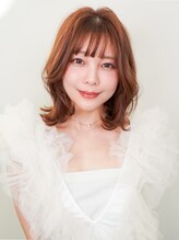 ラフィスヘアーレター 住道店(La fith hair letter) 【La fith】ゆるふわボブ×シースルーバング×ダブルカラー
