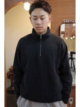 エディ(Edy) メンズ刈り上げツイストスパイラルパーマスパイキーショート岡山