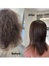 エイジング毛でも叶う縮毛矯正