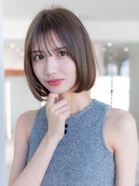 ケアリー 大泉学園(Carelly)&nbsp;デザインカラー/レイヤーカット/ウェットヘア/オリーブベージュ