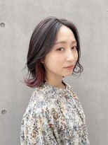 エストアール フクオカ 福岡博多店(est-r. Fukuoka)&nbsp;大人可愛いインナーカラー×くびれヘア