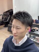 アイヴィー 池袋(IVY)&nbsp;分け目つけたアップバングベリーショート[池袋/メンズ]