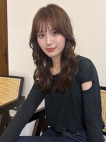フィルムス 横浜(FILMS+)&nbsp;デジタルパーマ/ミディアムレイヤー/韓国巻き風/顔周りカット