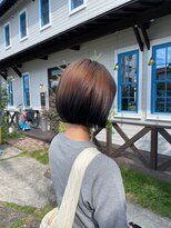アズグロウヘアー(AS GROW HAIR) ルーツカラー×ボブ