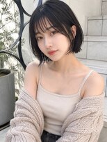 フリー(Free)&nbsp;20代30代40代50代似合わせマッシュショートボブフレンチバング