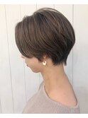大人の丸みショートボブ★多田