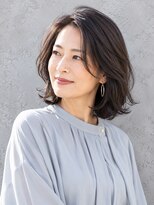 ヘアールームノエル(Hair room Noel)&nbsp;若見え×-5歳×エイジング×外ハネボブ×ラフウェーブ