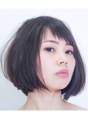 無造作ボブ