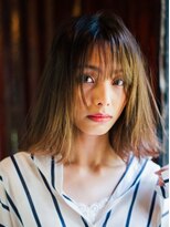 ヘアメイク パッセージ 千歳船橋店(hair make passage) 切りっぱなし外はねボブ