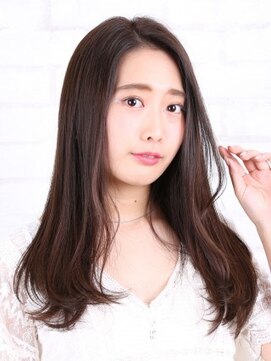 アース 西千葉店(HAIR&MAKE EARTH) うるツヤセンターパートストレート