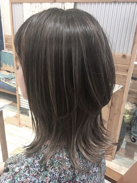 ギャレット 新宿店(Garret) ハイライト/ベージュ/レイヤーミディアム/レイヤー/20代30代40代