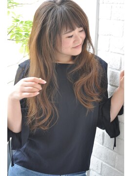 スティル(Steel) デジタルパーマで脱力系ロングスタイル