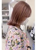 ハイピンクグレージュボブ