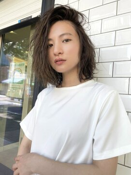 インフィニティ 新富町(Infinity) 【伸ばしかけの方にオススメ】かき上げ大人ミディアム