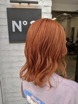 ナンバースリー 溝の口店(Number Three)&nbsp;オレンジ夏カラー【N°３hair lounge溝の口】