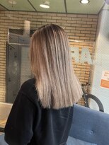 ラフ 難波店(LAFF)&nbsp;#黒髪#ボブルフ#ネビージュ#小顔#ワンレン