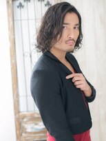 メンズヘア ビーセカンド 草加店(MENS HAIR B-2)&nbsp;大人ランダムパーマでワイルドツイストミディO