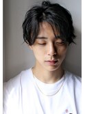 波巻きツイストスパイラルパーマメンズパーマ白髪染めハイライト