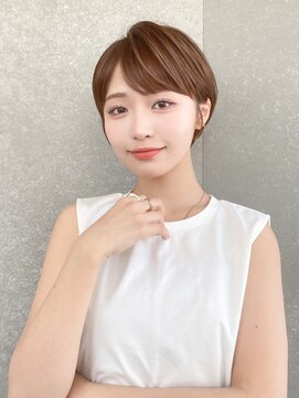 ロンド レグリーズ 立川(Lond leglise) ショート×顔周り×前髪×シルキーベージュ×グレージュカラー