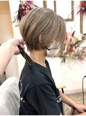 ハイトーンxショートボブ【お客様Style】