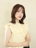 フォルテリノ ナゴヤ(FORTE Lino)&nbsp;韓国前髪顔まわり×ショコラアッシュふんわりカール【髪質改善】