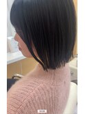 切りっぱなしボブ