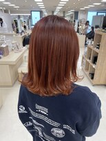 ケンジ 平塚ラスカ店(KENJE)&nbsp;オレンジカラー/ミディアム/湘南/平塚