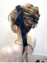 お呼ばれヘアセット お団子