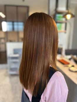 イレーヴ(Y`reve)の写真/【ピンピンではなく柔らかな質感へ♪】髪質改善ストレート。髪質や悩みに合わせて薬剤をチョイス♪