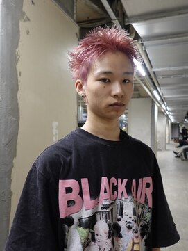 ロジ(loji) Y2Kピンク×スパイキーショート