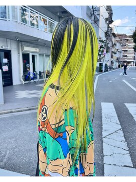 カー(KAH) 蛍光カラー　派手髪