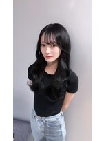 アルーシェ 新宿店(Alushe)&nbsp;ブルーブラック×くびれ巻き