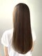 ヘアーアンドメイク ヴィサージュ(hair＆make visage)の写真/≪髪質に合わせた薬剤でダメージレスに≫自然なストレートで、扱いやすい髪に。毎朝のスタイリングも簡単！