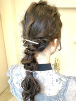 ヘアアンドメイクフリッシュ(HAIR&MAKE FRISCH) 結婚式おすすめ編みおろしヘアセット