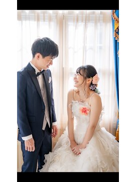 フープ(hoop) すっごく素敵な笑顔の新郎新婦さんでした！ウェディング撮影！