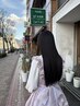 触れたくなるナチュラルストレート（縮毛矯正）＋カット　￥16,280