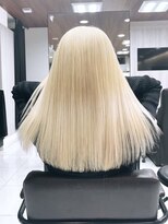 グランデュール 東静岡池田店(GRANDEUR)&nbsp;ダブルカラーベージュカラーケアブリーチハイトーンカラー韓国