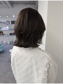 ミディアム/くびれミディ/アッシュベージュ