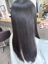 シルエットヘアメイク(silhouette hair make)&nbsp;【お客様施術】美髪ストレート♪縮毛矯正で髪質改善