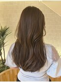 大人ヘア/くびれヘア　上品なマロン系グレージュカラー　恵比寿