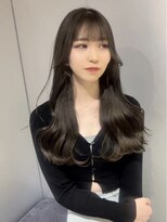 アルーシェ 新宿店(Alushe)&nbsp;韓国ワンホンレイヤー/韓国風ヘア/ダブルカラー/ケアブリーチ
