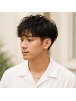 スープレックス ヘアーデザイン(SOUPREX HAIR DESIGN) SOUPREX大人メンズ　ツーブロック　ラフパーマ　20代 30代