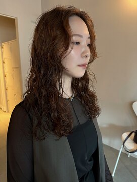 トッド(tod) ロングヘア/ロングパーマ/デジタルパーマ/朝楽/顔周りパーマ伏見