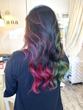 ティアナ(Tiana) レイヤーグラデーション♪ハーフデザインカラー