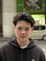 ヒロギンザ 難波店(HIRO GINZA)&nbsp;テーパーフェード×スパイキーショート