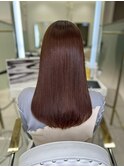 髪質改善レイヤーカット前髪カット顔周りレイヤー暗めカラー銀座