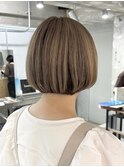 アンブレラカラー/ミルクティーベージュ/白髪ぼかし/船橋